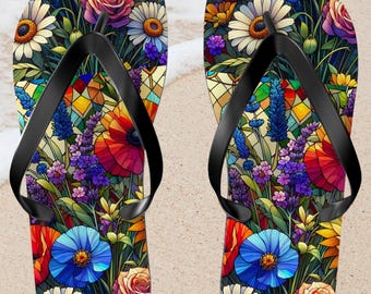 Floral Print Flip Flop Summer Sandals Beach Wear Casual Shoe Summer Style Beach Ready Casual Wear Comfortable Womens Shoes Summer Fashion