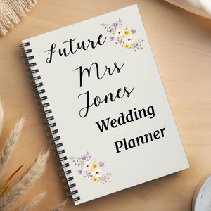 Customized Wedding Organizer for the Modern Bride - Personalized Journal for Planning Your Dream Day"