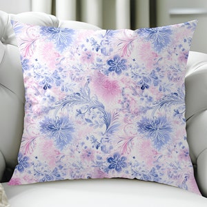 Paisley Square Throw Pillow Housewarming Gift For Mom Cute Flower Pillow Decorative Pillows Gift For Home Throw Pillows Birthday Gift