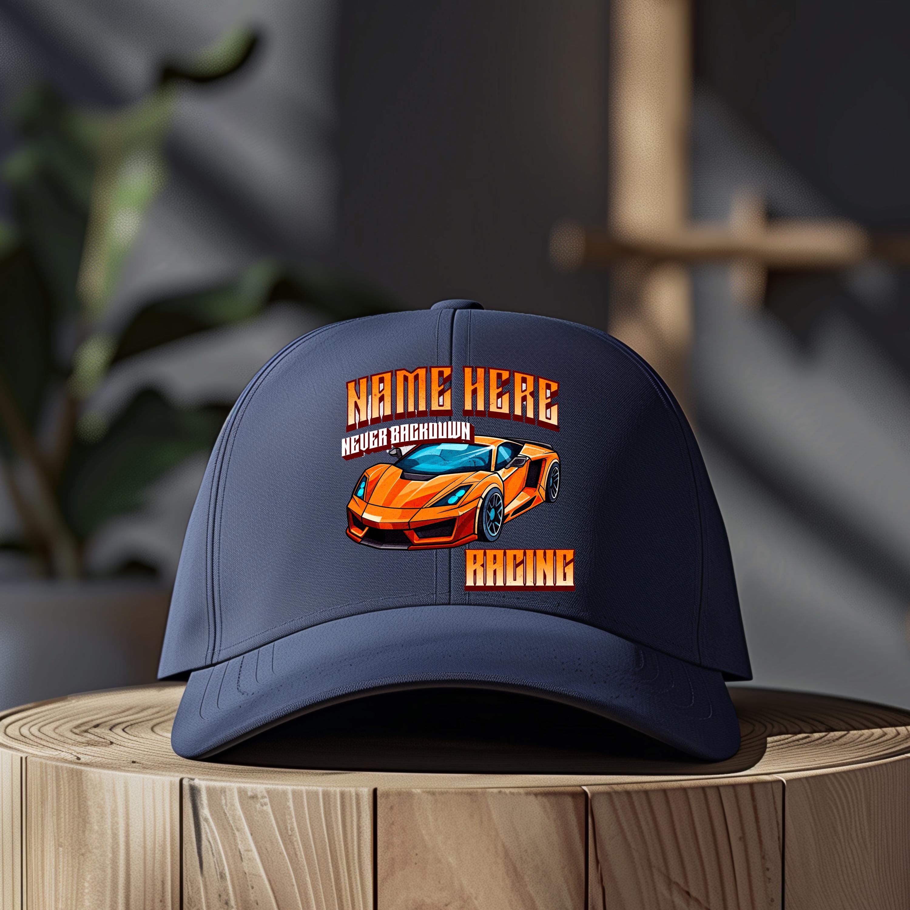 Personalized Racing Hat Custom Auto Racing Cap Car Racing Dad Gift ...