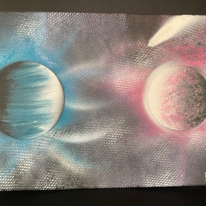 Space Spray Paint Art