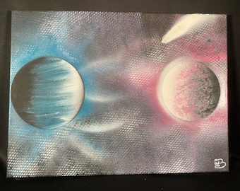 Space Spray Paint Art