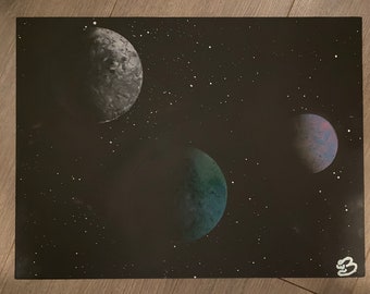 space Spray Paint Art
