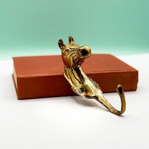 Vintage Solid Brass Horse Head Wall Hook, Entryway Hook, Nursery Wall Hook, Equestrian Decor, Horse Decor, Cool Hook and Fixture