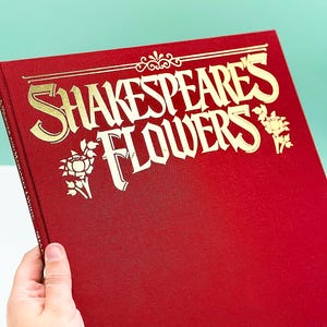 Vintage 1980s Hardcover „Shakespears Flowers“, Floral Fotografie Buch, Coffee Table Book Styling, Retro Bücher, Einzigartige Floral Bücher