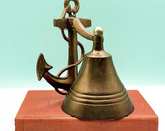 Campana In Ottone Massiccio Per Nave, Stile Marittimo – Decorazione Da Parete 10,2 Cm – Perfetta Per Casa, Cene A Tema E Collezionisti - 5