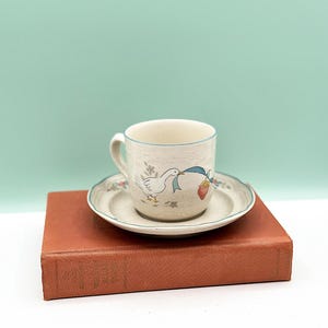 Vintage 1980s Marmalade Goose Teacup and Saucer Set, Sold Individually, Kitschy Farmhouse Cottage Core Serving Dishes, 15 Available
