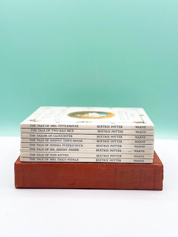 Vintage 1990s Beatrix Potter Hardcover Book: Classic Children's