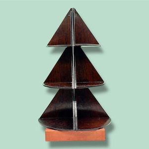 Vintage Cottage Core Retro Shelves, Free Standing, 3-Tier Display Shelf, Farmhouse Rustic Display