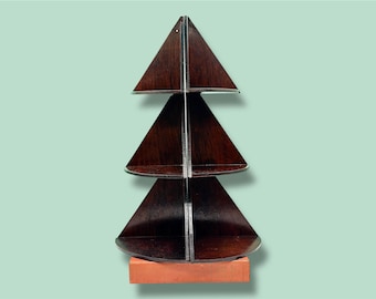Vintage Cottage Core Retro Shelves, Free Standing, 3-Tier Display Shelf, Farmhouse Rustic Display
