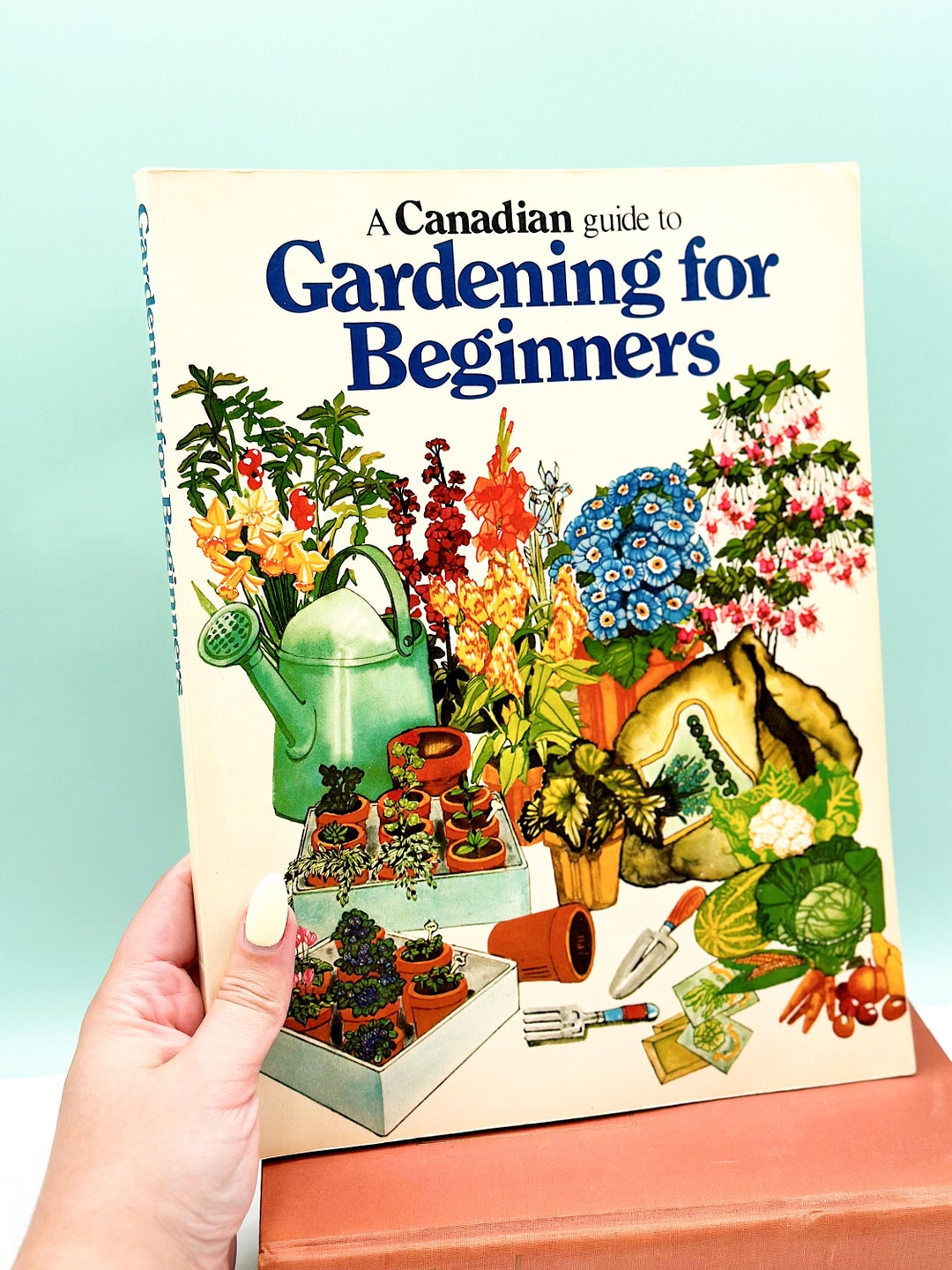 Vintage 1970s Gardening for Beginners Book: Coffee Table Decor - Etsy