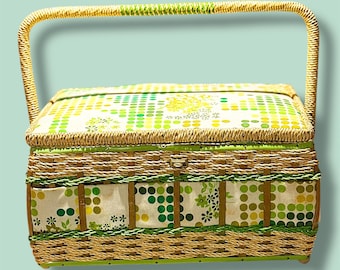 Vintage Dritz Sewing Basket - Etsy