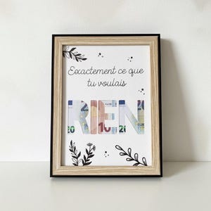 Petit Cadre Mural En Bois Rouge Rigolo – Portrait De Coq Humoristique (fait Main En France)