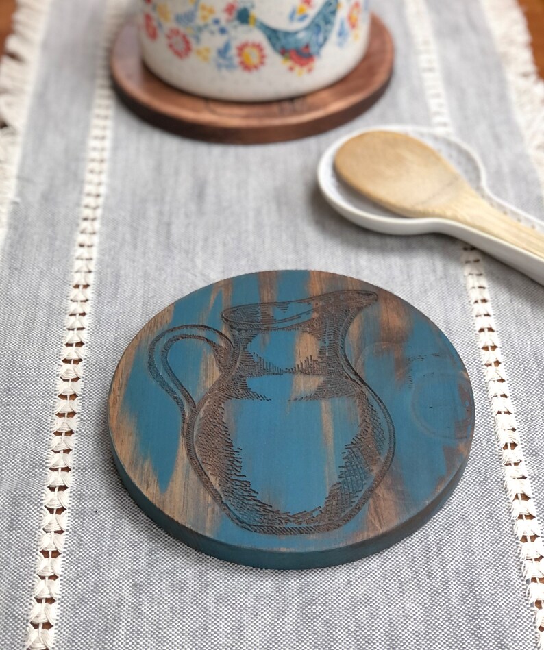 Rustic Wooden Trivets/pot Holders for Hot Pots to Protect Your Etsy