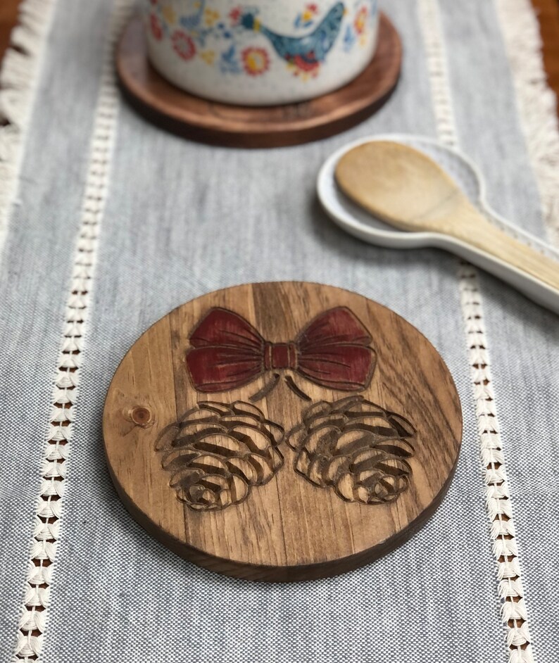 Rustic Wooden Trivets/pot Holders for Hot Pots to Protect Your Etsy