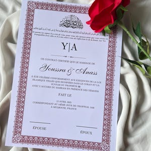Islamischer Ehevertrag | Religionszeugnis | Nikkah