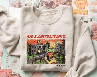 Halloweentown University Sweatshirt | Retro Halloween Crewneck