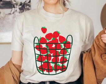 Strawberry Jam Shirt | Unisex Heavy Cotton Tee | Kawaii Clothes