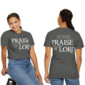 Let Every Breath Praise The Lord Tee | Christian apparel | Faith Based Christian Shirt | Unisex Screen Print Shirt