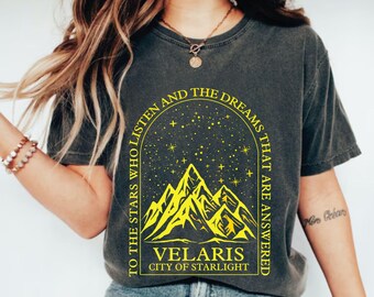 Velaris Shirt | ACOTAR Stars, Dreams Graphic Tee