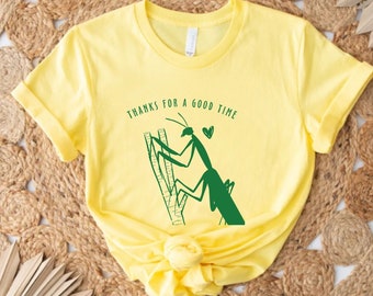 Praying Mantis T-Shirt | Funny Insect Graphic Tee, Dark Humor