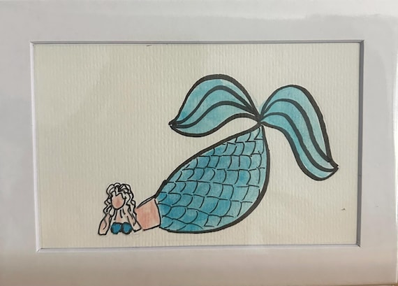 Mermaid in Light Blue