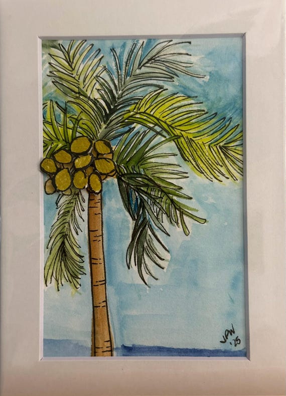 Palm Trees with Coconut