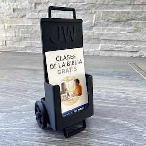 JW contact cards, JW Mini Cart, 3D Printed, Gift for Pioneer, JW Gifts, Literature Cart Card Holder, Pioneer Gifts, Elder Gifts