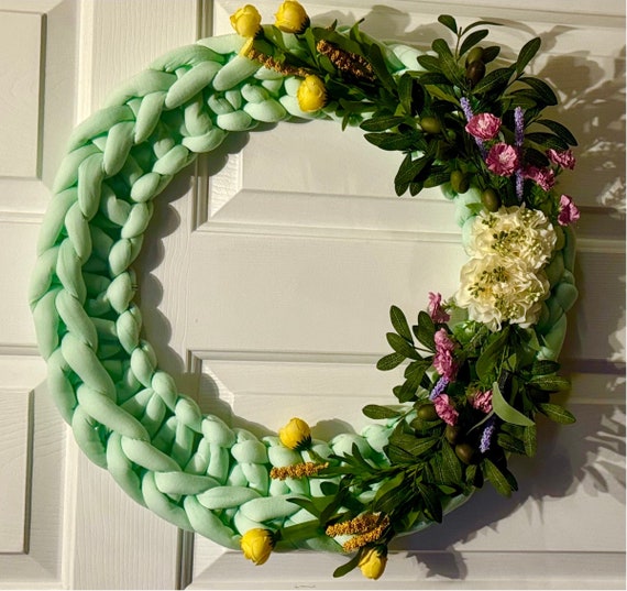 Crochet wreaths