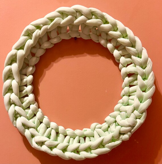 Crochet wreath