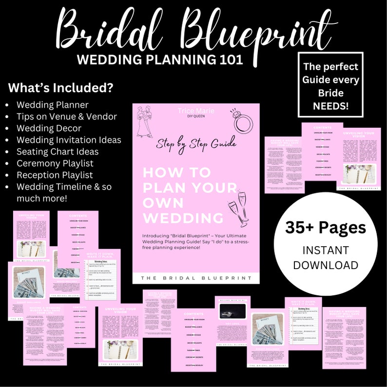 How to Plan Your Own Wedding, Ultimate Wedding Guide, Decor Planner