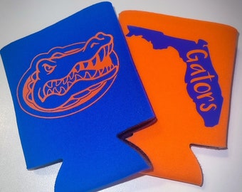 Gators Can & Bottle Sleeves, Cozies, Drinking, Can Cooler, Can Sleeve, Bottle Sleeve