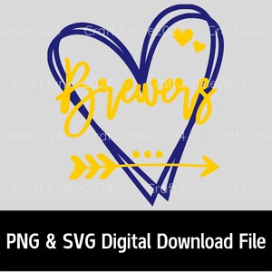 Brewers png svg, Baseball png svg, sport png svg, Sublimation design, SVG & PNG