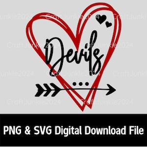 Devils png svg, Hockey png svg, sport png svg, Digital, Sublimation design, SVG & PNG
