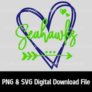 Seahawks png svg, Football png svg, sport png svg, Sublimation design, SVG & PNG