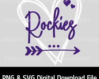 Rockies Baseball SVG PNG: Sport Sublimation Design (Digital Download)