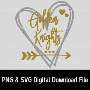 Golden Knights png svg, Hockey png svg, sport png svg, Digital, Sublimation design, SVG & PNG