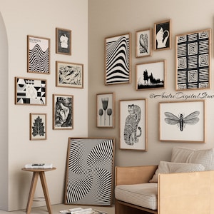 500 Printable Black and White Posters, Wall Art Black and White Prints ...
