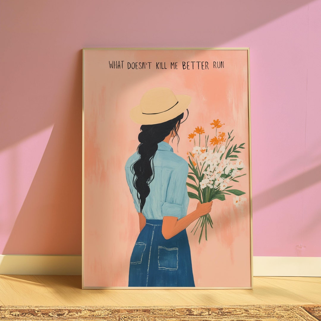 Botanical Wall Print Inspirational Art Feminine Painting for Wall Decor ...