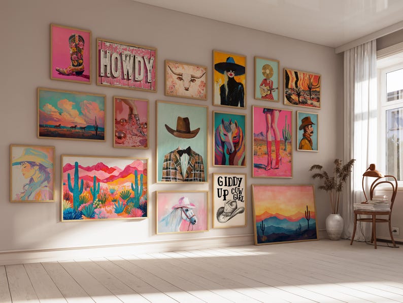 20000 Gallery Wall Set Eclectic Maximalist Gallery Art Printable Trendy Posters Aesthetic Wall Prints Download Bundle Wall Art Retro Posters image 14