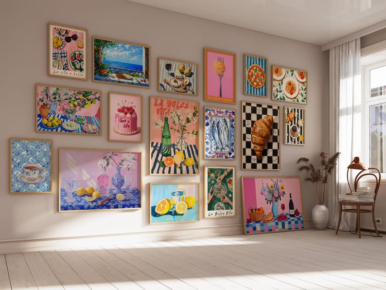 20000 Gallery Wall Set Eclectic Maximalist Gallery Art Printable Trendy Posters Aesthetic Wall Prints Download Bundle Wall Art Retro Posters image 15