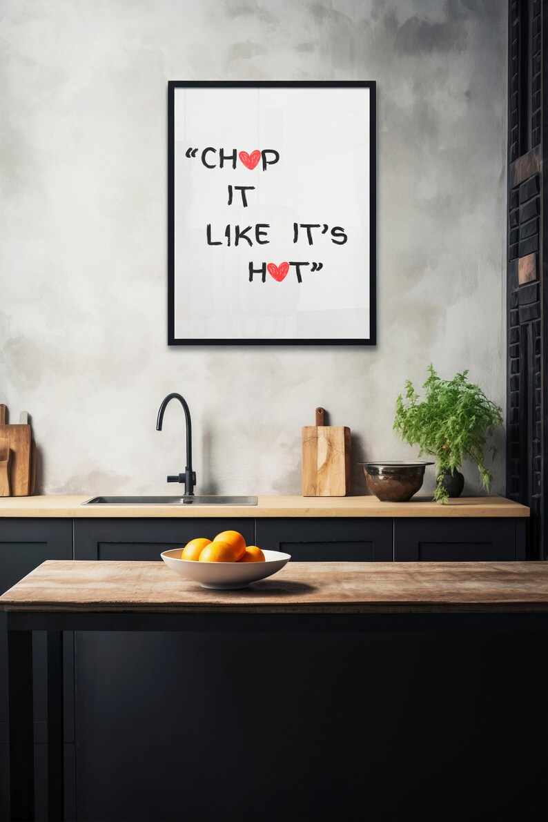 Minimalist Kitchen Decor, Aesthetic Kitchen Wall Art, Printable Kitchen ...