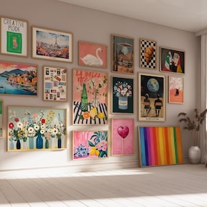 20000 Gallery Wall Set Eclectic Maximalist Gallery Art Printable Trendy Posters Aesthetic Wall Prints Download Bundle Wall Art Retro Posters image 10