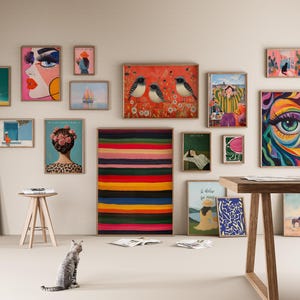 20000 Gallery Set Of Printable Wall Art Trendy Retro Prints Maximalist Eclectic Aesthetic Vintage Posters Bundle Print Download Original Art image 6