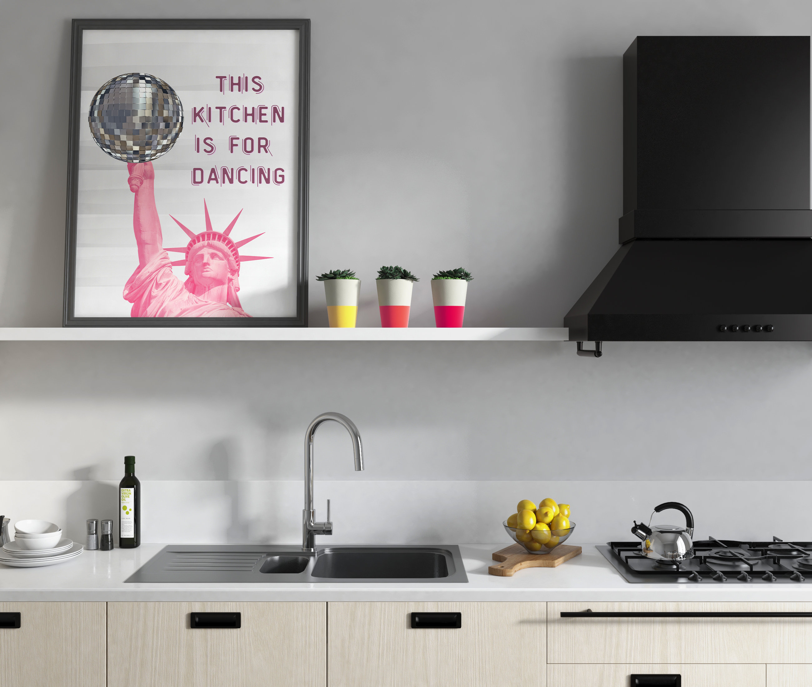Aesthetic Kitchen Decor Minimalist, This Kitchen is for Dancing