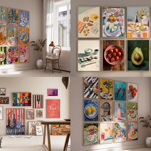 500+ Kitchen Wall Prints Set Of Kitchen Posters For Wall Decor Dining Room Art Print Food Wall Art Bar Cart Posters Original Printable Art image 3