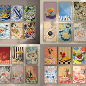 500+ Kitchen Wall Prints Set Of Kitchen Posters For Wall Decor Dining Room Art Print Food Wall Art Bar Cart Posters Original Printable Art image 7