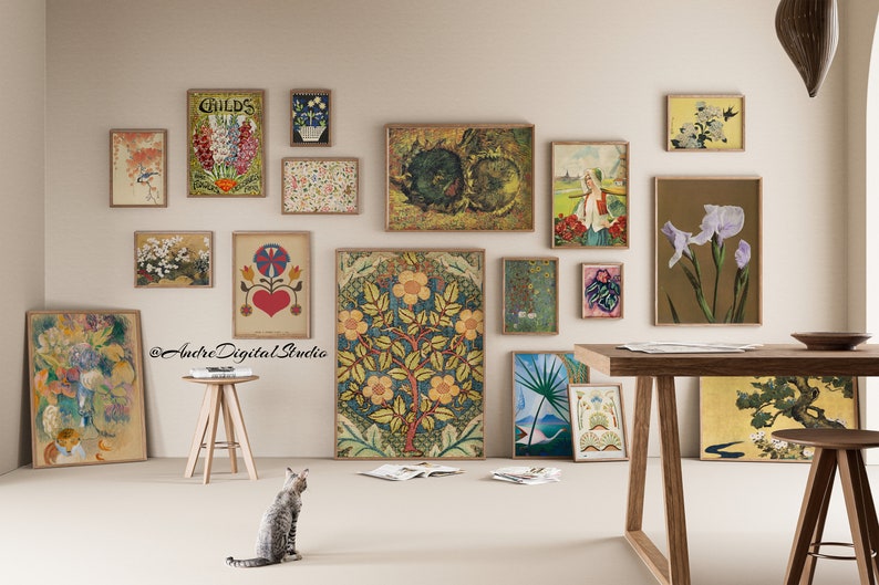 600 Vintage Botanical Wall Art, Vintage Posters and Prints, Botanical