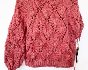 Leaf Sweater Winter Edition - Knitting Pattern by