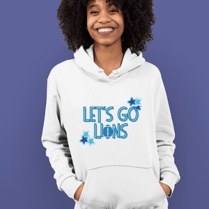 Chic Detroit Lions Inspired Design - Printable Art, SVG, PDF - Ideal for Framing and Customized Clothing